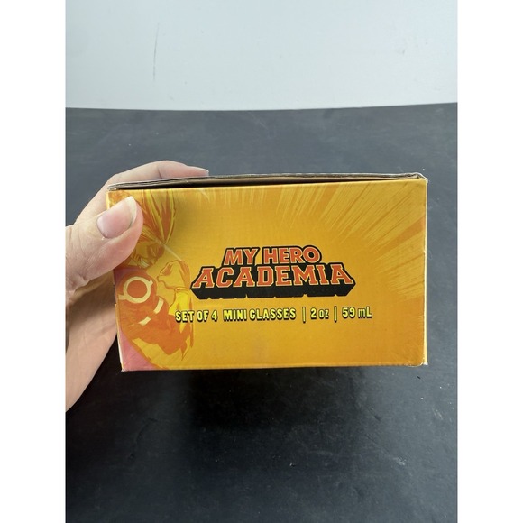 My Hero Academia Mini Shot Glass set of 4 Ochaco Deku Tenya Lida Katsuki Bakugo - Picture 3 of 9